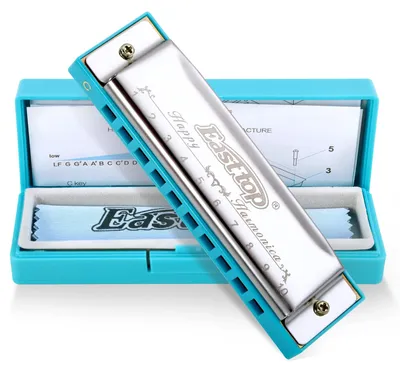 Productafbeelding van Blues Harmonica - Diatonisch - C Sleutel - Inclusief Tas