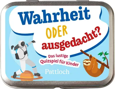 Produktbild von Quizspiel: Finde die Lüge! Für Kinder ab 7 Jahren, 70+ Fakten zu Minecraft, Weltall & Tierwelt, Kompaktes Format