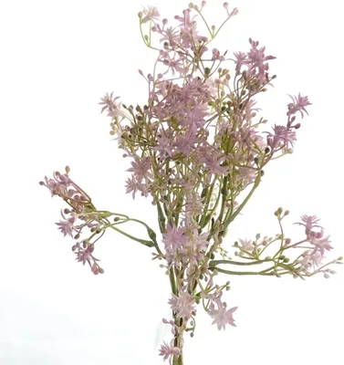 Produktbild von DEKO® FLORALE Sternblüten-Strauß Lila 40 cm mit 3 Stielen - Kunstblumen