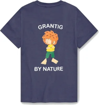 Produktbild von BAVARIAN CAPS Kids T-Shirt Grantig By Nature V2 graublau 7-8 (122-128)