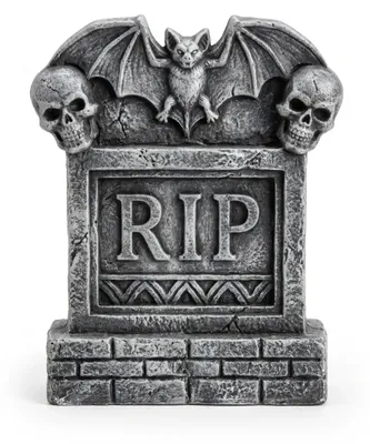 Produktbild von Halloween Grabstein Deko RIP Schaumstoff Friedhof Spukhaus Party Garten Dekoration gruselig - Farbe: C