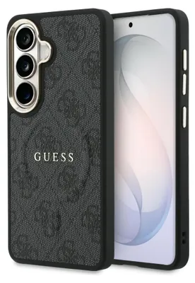 Obrázok produktu pre Guess - 4G Embossed Ring MagSafe puzdro pre Samsung Galaxy S26 - čierne