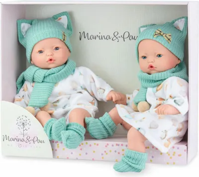 Zdjęcie produktu dla Zestaw lalek Pitus Mellizos 40 cm
