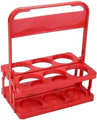 Immagine prodotto di Portabottiglie pieghevole da 6 bottiglie per bar e picnic