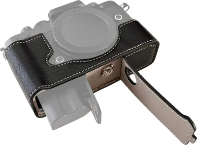 Zdjęcie produktu dla Przenośny futerał ochronny na aparat, torba na aparat w stylu retro, futerał z otworem na dole i paskiem na ramię, zamiennik do aparatu Nikon Zf/Z f