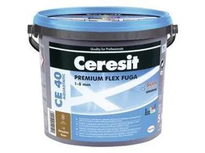 Obrázek produktu pro CERESIT CE 40 ALMONDTREE BROWN 145 5 kg Aquastatic spárovací hmota 1–8 mm pro vnitřní i venkovní použití