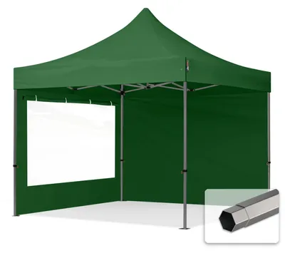 Immagine prodotto di TOOLPORT 3x3 m gazebo pieghevole PVC, PREMIUM acciaio, nero