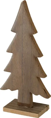 Produktbild von Deko-Aufsteller Narvik H20cm aus Holz braun Tanne Weihnachts-Baum Advent X-Mas