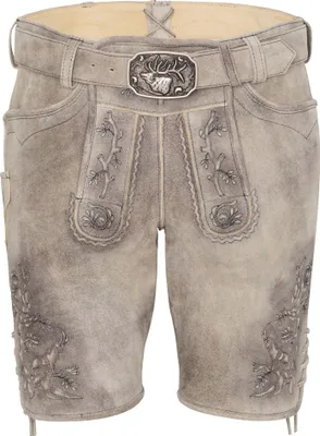 Produktbild von Spieth & Wensky Herren Trachten Lederhose inkl. Gürtel, Petersberg (351429-1483), Größe:52, Farbe:oxford/St schwarz (6494)