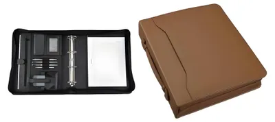 Produktbild von Alassio Ringbuchmappe OSI, A4, Le derimitat, schwarz (5317685)