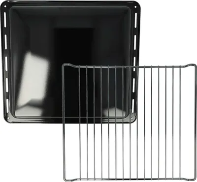 Produktbild von vhbwx Backblech, Gitterrost (2-tlg. Set) Ersatz für AEG 3870287202, 3870288200, 943001*****, 943004***** für Backöfen - 42,2 x 37,6 x 4 cm