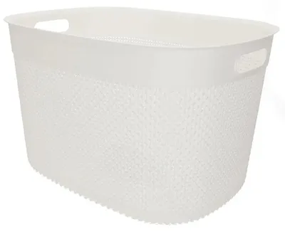 Produktbild von Curver 12411 Filo Xl 30l 44x33x27 Cm Aufbewahrungskorb Aus Kunststoff Durchsichtig  Durchsichtig One Size