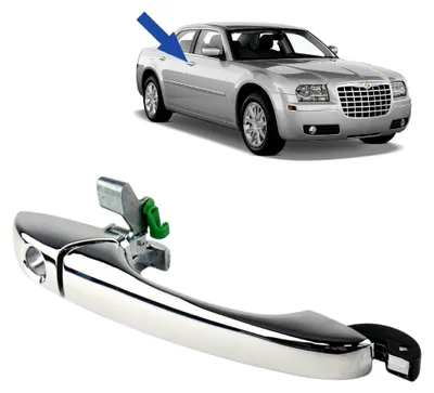 Produktbild von Türgriff außen für Chrysler 300C (2004-2011) vorne links (Fahrerseite) (verchromt)