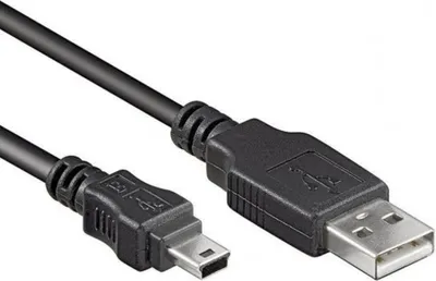 Immagine prodotto di Allteq ALTQ-USBA-USBMN-B-0,15, 0,15 m, USB A, Mini-USB B, USB 2.0, 0,48 Gbit/s, Schwarz