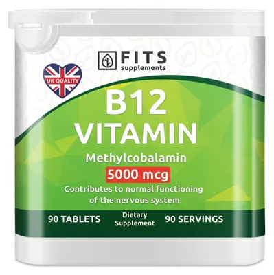 Produktbild von Vitamin B12 Strong 5000 mcg, 90 Tabletten