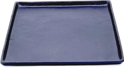Produktbild von Dekoteller schwarz Dekoschale Metall Teller Schale Alu Deko 30x30 cm