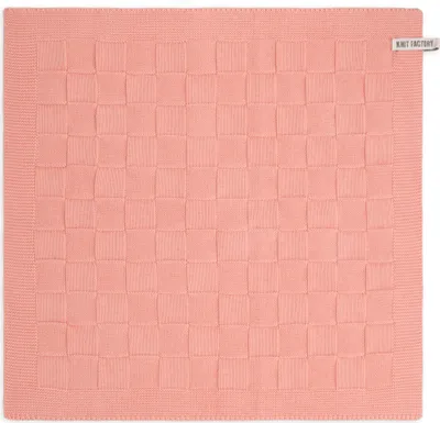 Produktbild von Knit Factory Küchentuch Uni Apricot - Apricot - 50x50 cm