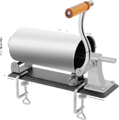 Produktbild von Wurstmaschine, 3L Kapazität, Handkurbelbetrieb, Silber