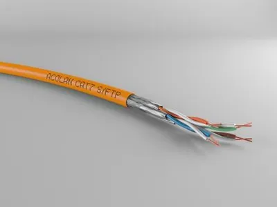 Produktbild von ACOME ACOLAN 1000 SF-S Cat7 LSOH Orange 4x2xAWG23/1 S/FTP 4P FRNC 500m Cca