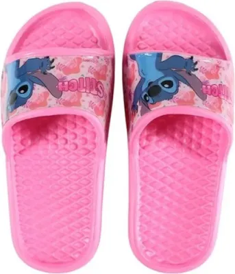 Produktbild von Disney Lilo & Stitch Mädchen Sandalen Kinder Latschen Gr. 26 bis 33 – Pink / 29
