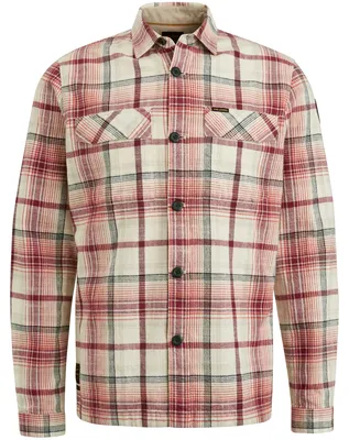 Image de Chemise à manches longues PME LEGEND à carreaux rouges PSI2306230-3182 XL