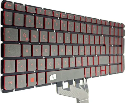 Image de FRANÇAIS - Clavier noir sans cadre avec éclairage compatible avec HP Pavilion 17-AB000