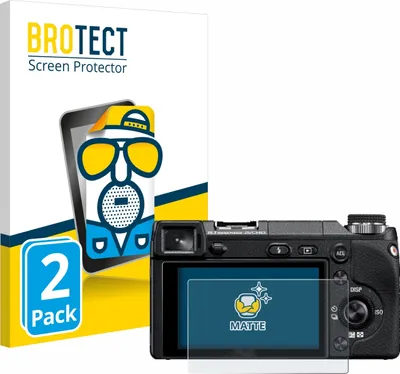 Produktbild von 2x BROTECT Schutzfolie für Sony Alpha NEX-6 Displayschutz Displayschutzfolie Folie Matt Entspiegelungsfolie