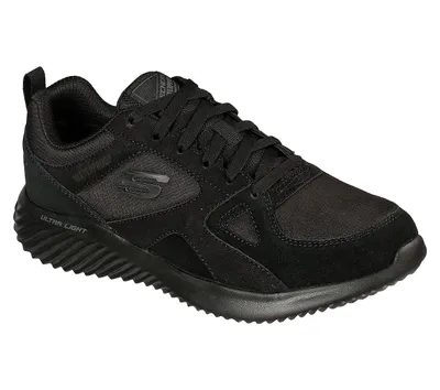 Produktbild von Skechers Herren Schnürschuhe Sportlich Gummisohle schwarz