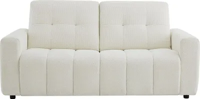Produktbild von 3-Sitzer-Schlafsofa aus beigem Chenillestoff ISISTIA