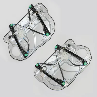Produktbild von 2x Fensterheber mit Metallplatte Set vorne links rechts für VW POLO 9N 4/5 Türer