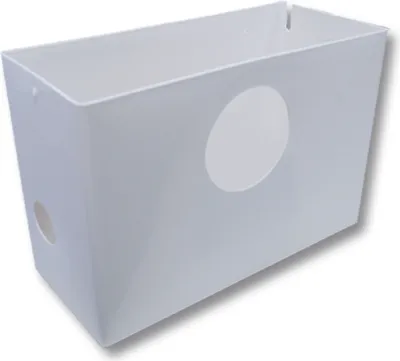 Produktbild von Wiltec Gehäuse für 3/1 Kleinhebeanlage 600 W, Ersatzteil mit 2 Anschlussgrößen 1 x DN40 und 1 x DN100, Ersatz aus Kunststoff für Abwasserhebeanlage
