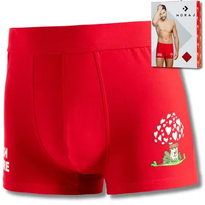 Produktbild von Boxershorts - Herrenunterwäsche Größe M - Männerunterwäsche 1 Stück - rote Boxershorts