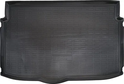 Image de Tapis De Coffre en Caoutchouc TPE Pour Hyundai i20 Depuis 2020, Bord Haut, Noir, Antidérapant, Toutes Saisons