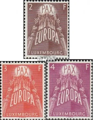 Produktbild von Briefmarken Luxemburg 1957 Mi 572-574 (kompl.Ausg.) gestempelt Europa