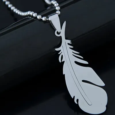 Produktbild von Halskette SI-34158 Feather - Elegante Silberkette KP34158