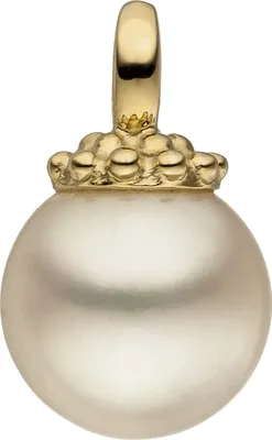 Produktbild von Anhänger 585 Gold Gelbgold 1 Süßwasser Perle Perlenanhänger