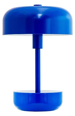 Produktbild von Tischlampe, Kabellos Dimmbar Tischleuchte, Led Tischleuchte Metall, Leselampe, USB Wiederaufladbare, Haipot blau