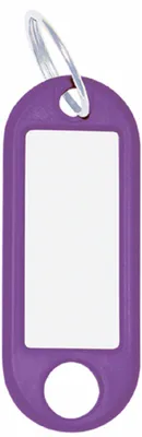 Image de WEDO Porte-clés avec anneau, diamètre : 18 mm, violet
