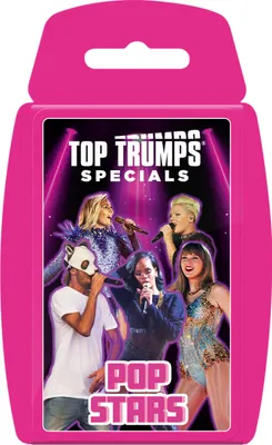 Produktbild von Top Trumps - Popstars Kartenspiel Trumpfspiel Musikstars Vergleichsspiel