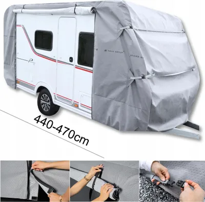 Image de Couverture de caravane 440-470 Europe 4 couches Bâche de camping