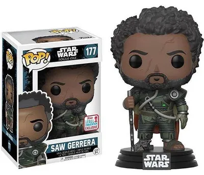 Produktbild von Star Wars - Saw Gerrera 177 2017 Fall Convention Exclusive - Funko Pop! - Vinyl