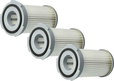 Produktbild von vhbw 3x Staubsaugerfilter kompatibel mit AEG Electrolux AAC6755, AAC6720, AAC6750, AAC6727, AAC6735, AAC6710, AAC6758 Staubsauger - Abluftfilter Weiß