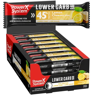 Lower Carb Lemon Cheesecake Proteinriegel 28 Stück