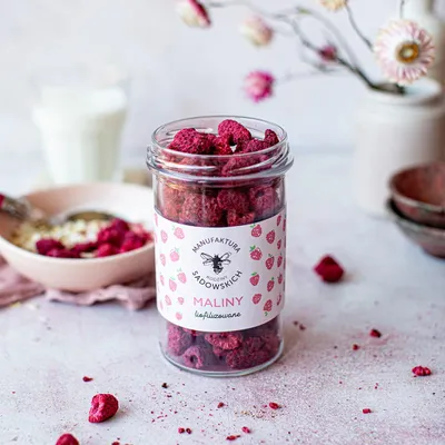Produktbild von Gefriergetrocknete Himbeeren