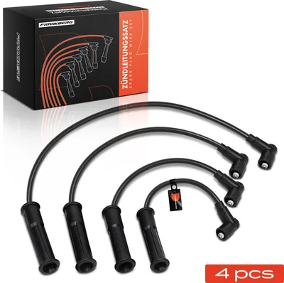 Produktbild von Frankberg 4x Zündleitungssatz Zündkabel für Renault Clio II Kangoo Logan Megane Thalia