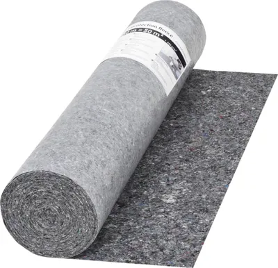 Obrázok produktu pre vidaXL Nekĺzavý maliarsky fleece 50 m 280 g/m² Sivá