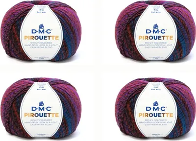 Immagine prodotto di 4x DMC Pirouette – filato morbido e facile da curare realizzato al 100% in acrilico (Color 847)