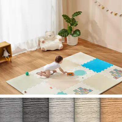 Obrázek produktu pro LZQ, vinylová podlaha, 5 m², samolepicí, PVC podlahová krytina, protiskluzová a voděodolná, 36 kusů, 2 mm (dřevěná barva)