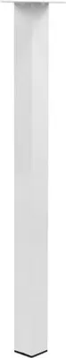 Image de Pied de table carré blanc 720 mm - Par pièce