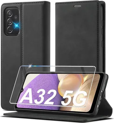Image de Samsung Galaxy A32 5G Housse en cuir pour téléphone portable Housse à rabat Flip Wallet